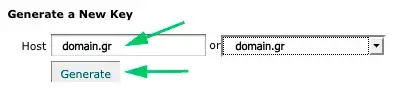 Φόρμα συμπλήρωσης ή επιλογής domain για SSL στο plesk
