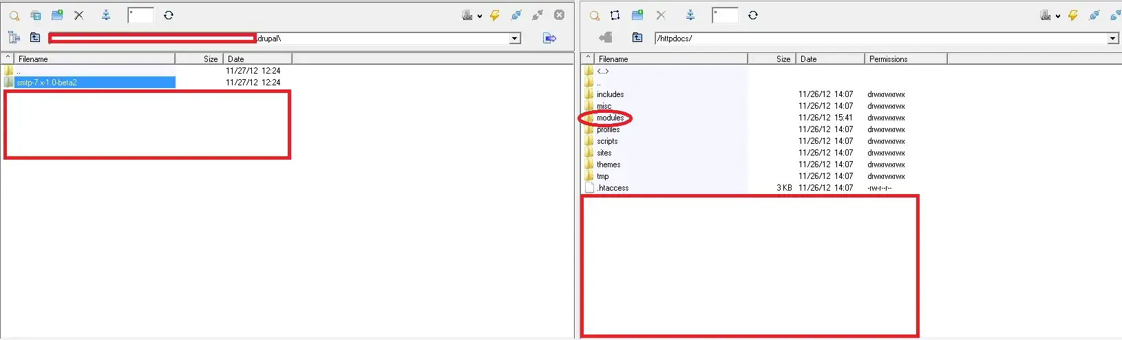 Προσθήκη SMTP authentication support σε drupal site μέσω FTP