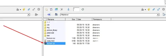 Προσθήκη αρχείων ιστοτόπου στο hosting με FTP client