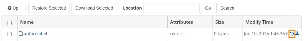 single-backup-restore
